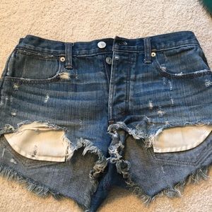 Abercrombie jean shorts